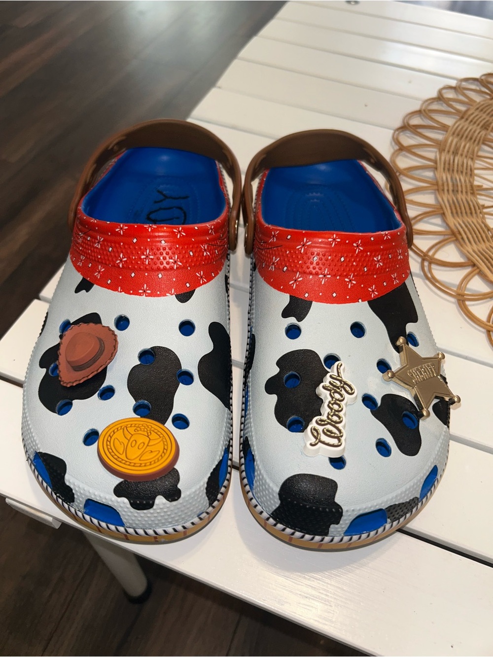 Men’s woody toys story crocs